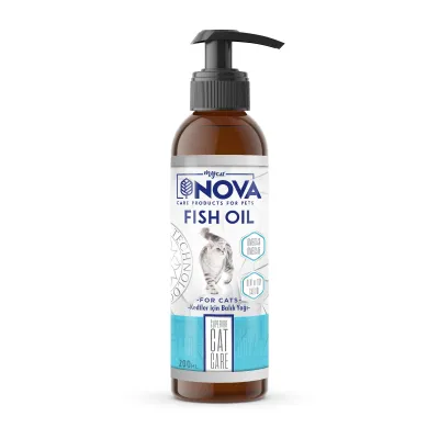 Nova Kediler İçin Balık Yağı Fish Oil 200ml