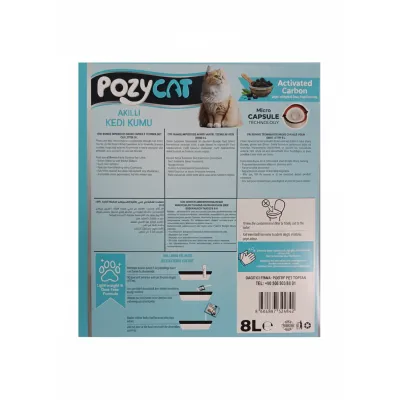 Pozycat Micro Capsule Technology Akıllı Kedi Kumu 8 Lt