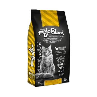 Mojo Black Tavuklu Kedi Maması 15 Kg