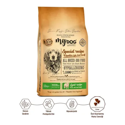 Mydog Kuzulu Köpek Maması 12 Kg