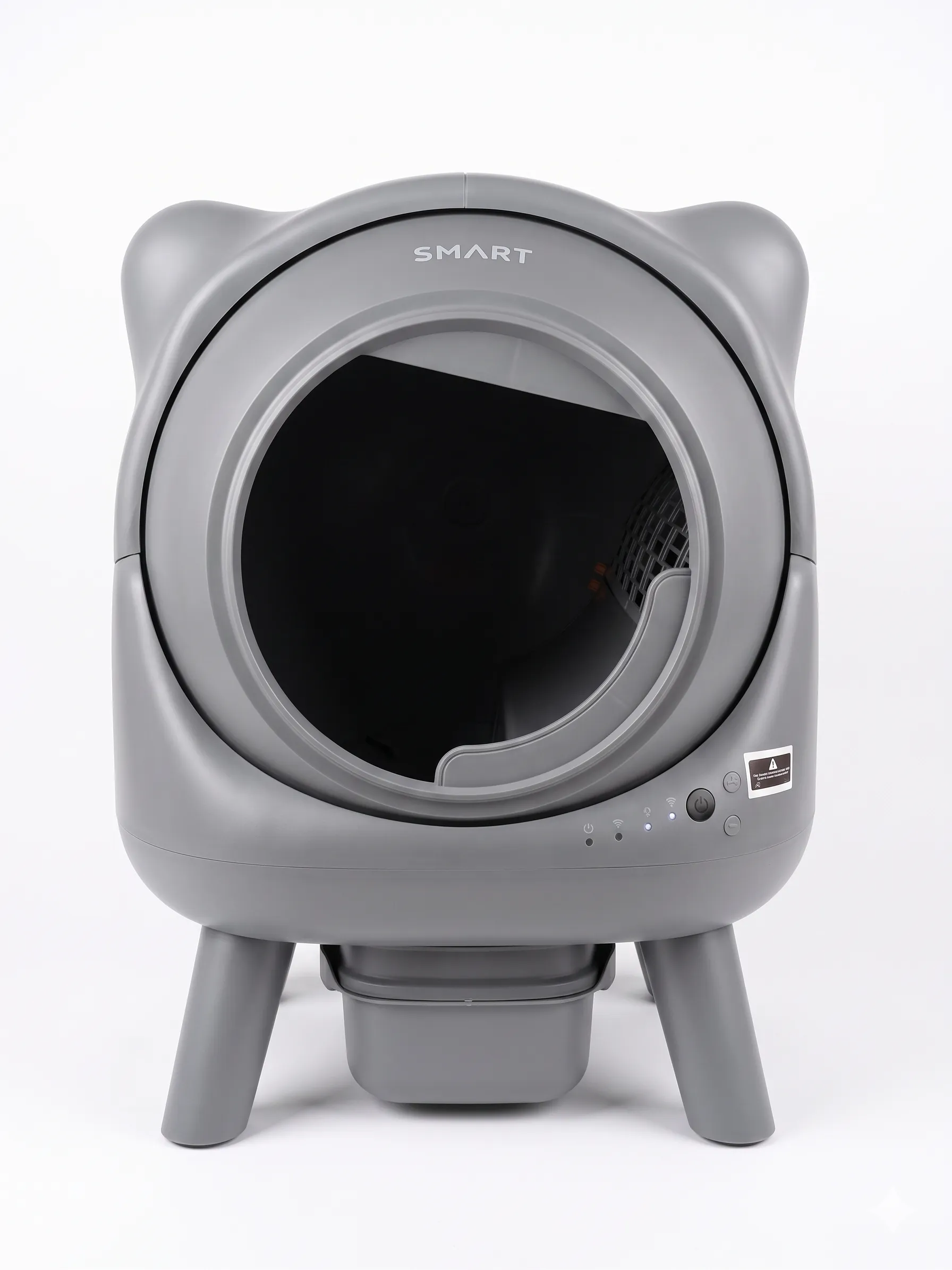 Electron Akıllı Otomatik Kedi Tuvaleti 50L UV Temizleme Akıllı Sensörlü