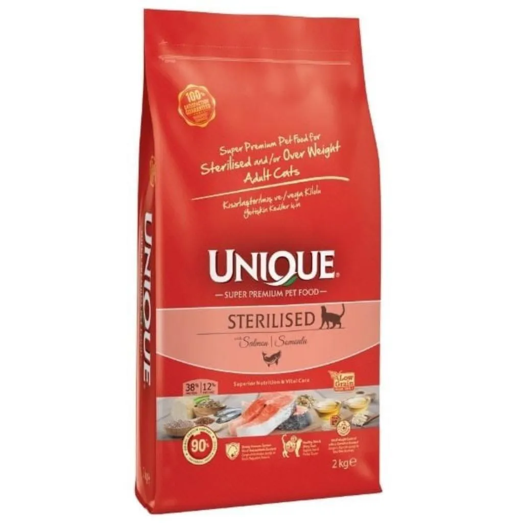 Unique Kısır Somonlu Yetişkin Kedi Maması 7 kg